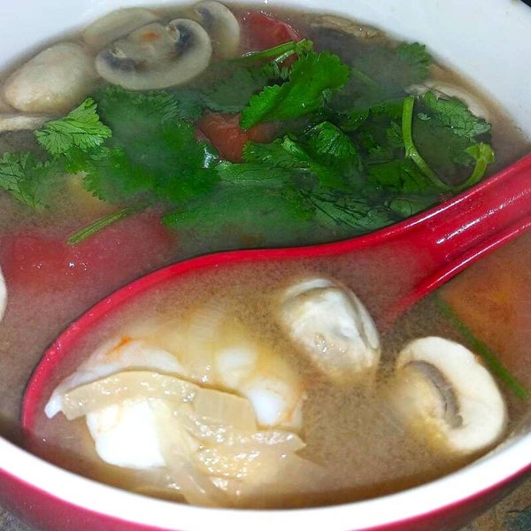 Tom Yum Soup with Prawns