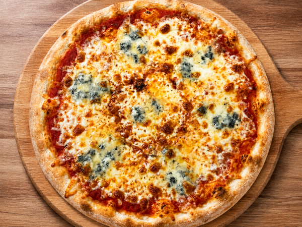 Four cheese pizza