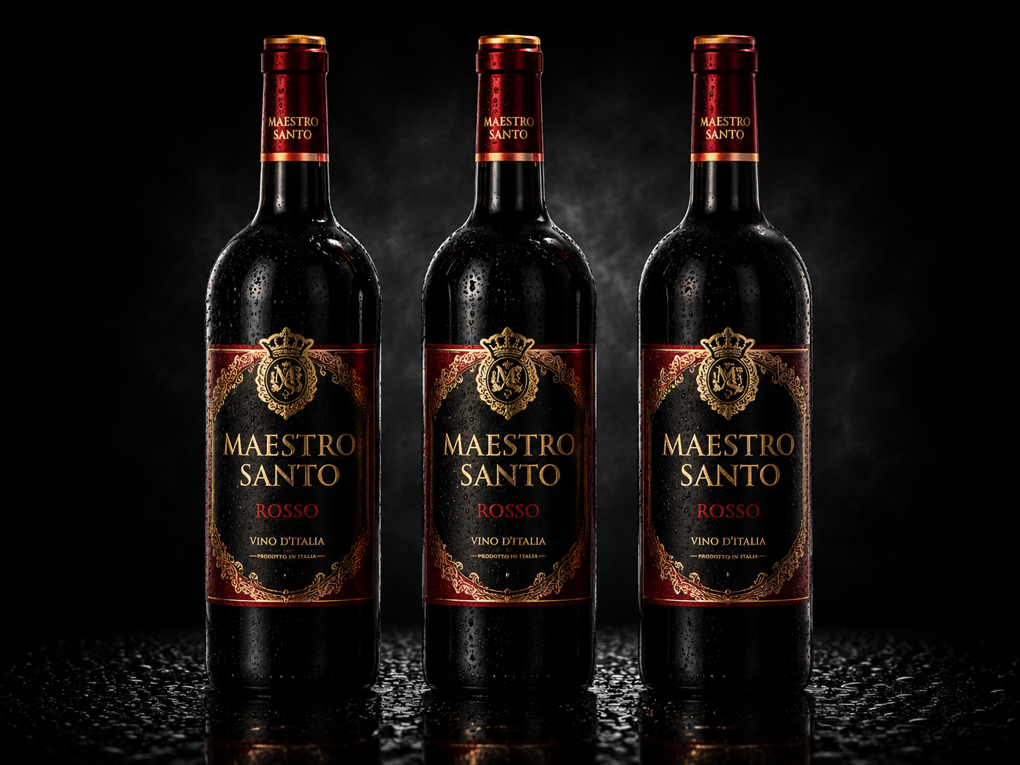 Maestro santo rosso 3x750ml