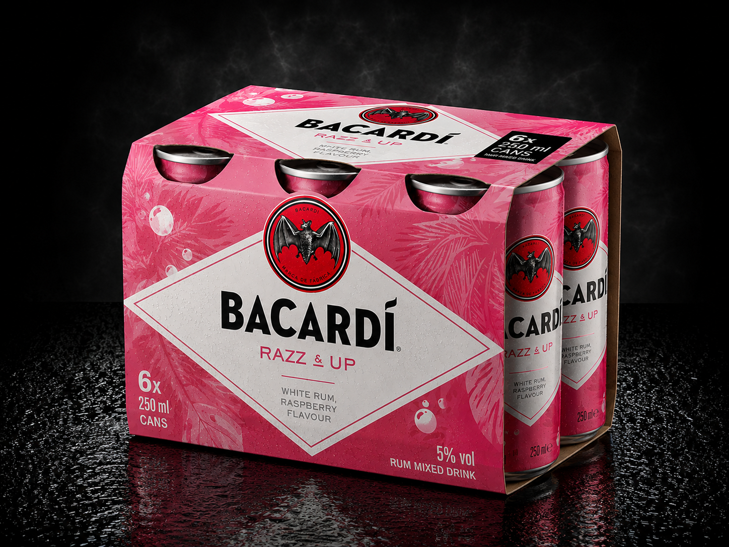 Bacardi razz & up 6x250ml