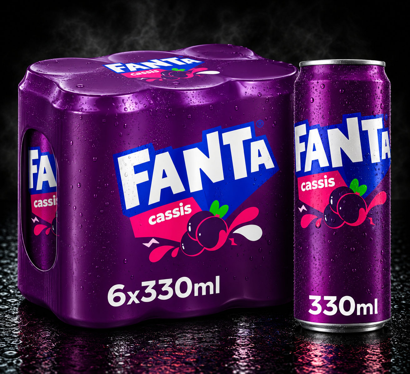 Fanta Cassis 6x330ml
