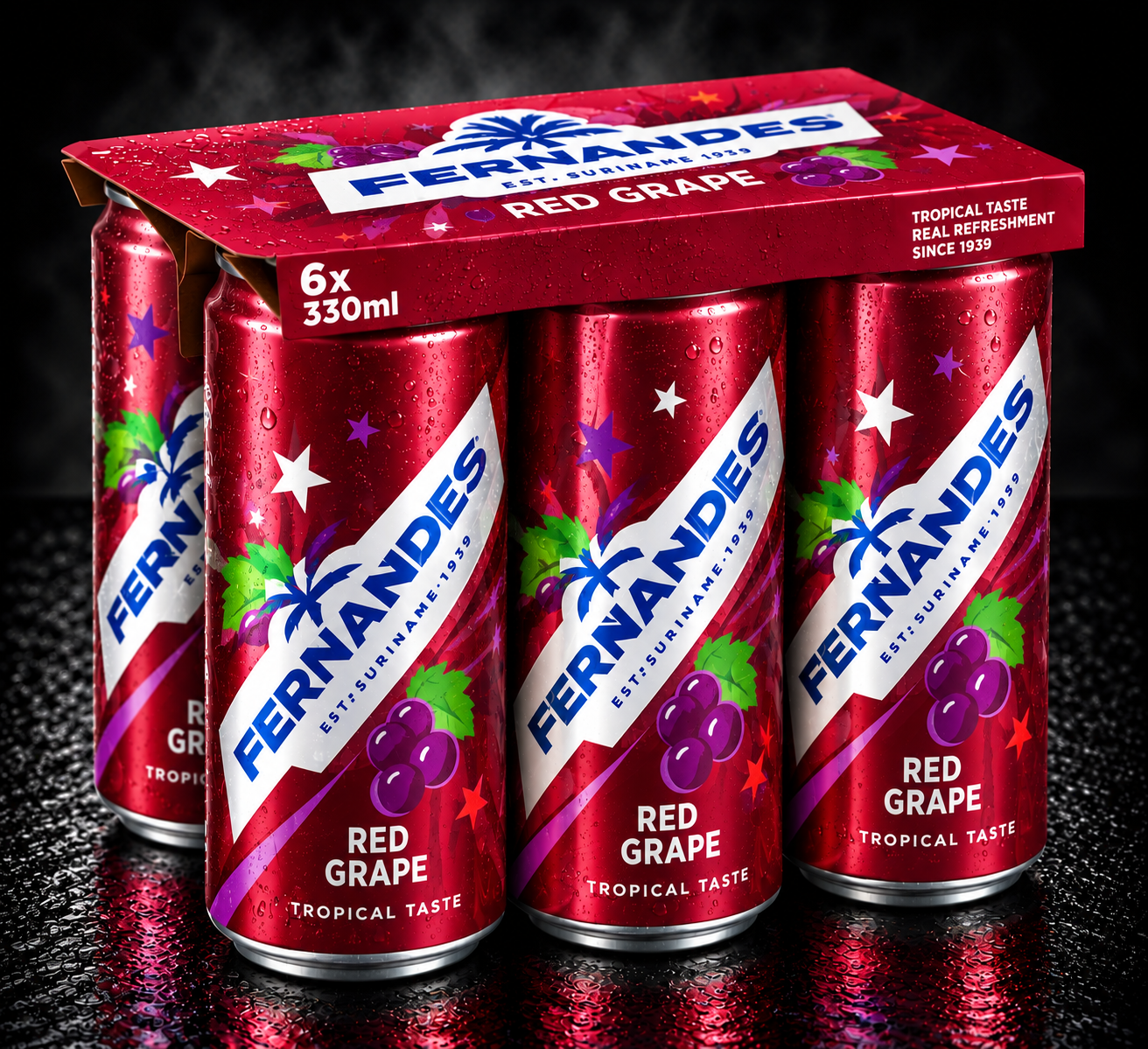 Fernandes Red Grape 6x330ml