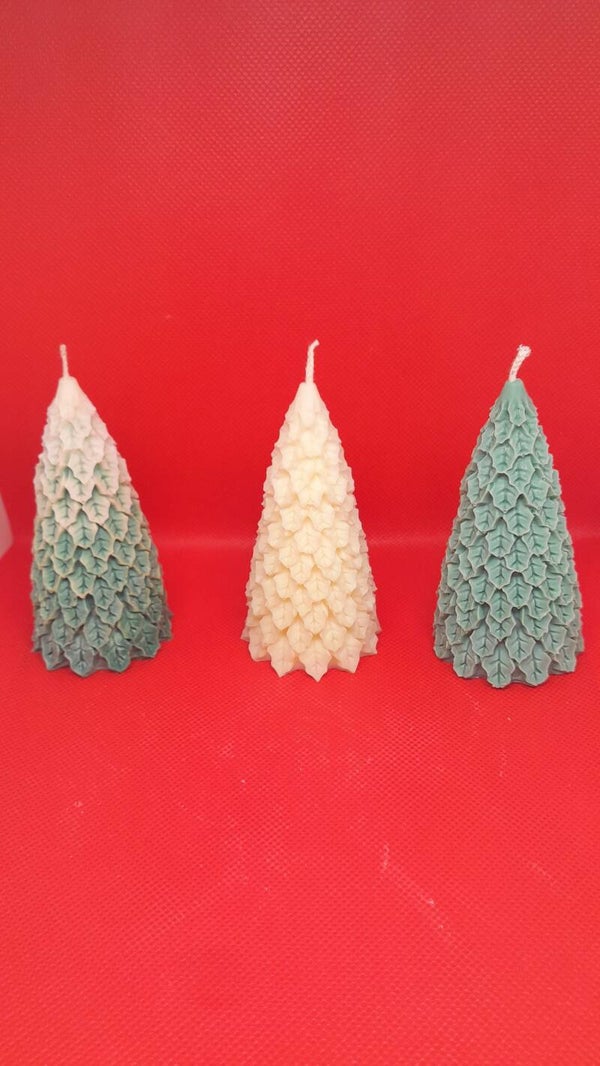 Bougie décorative sapin