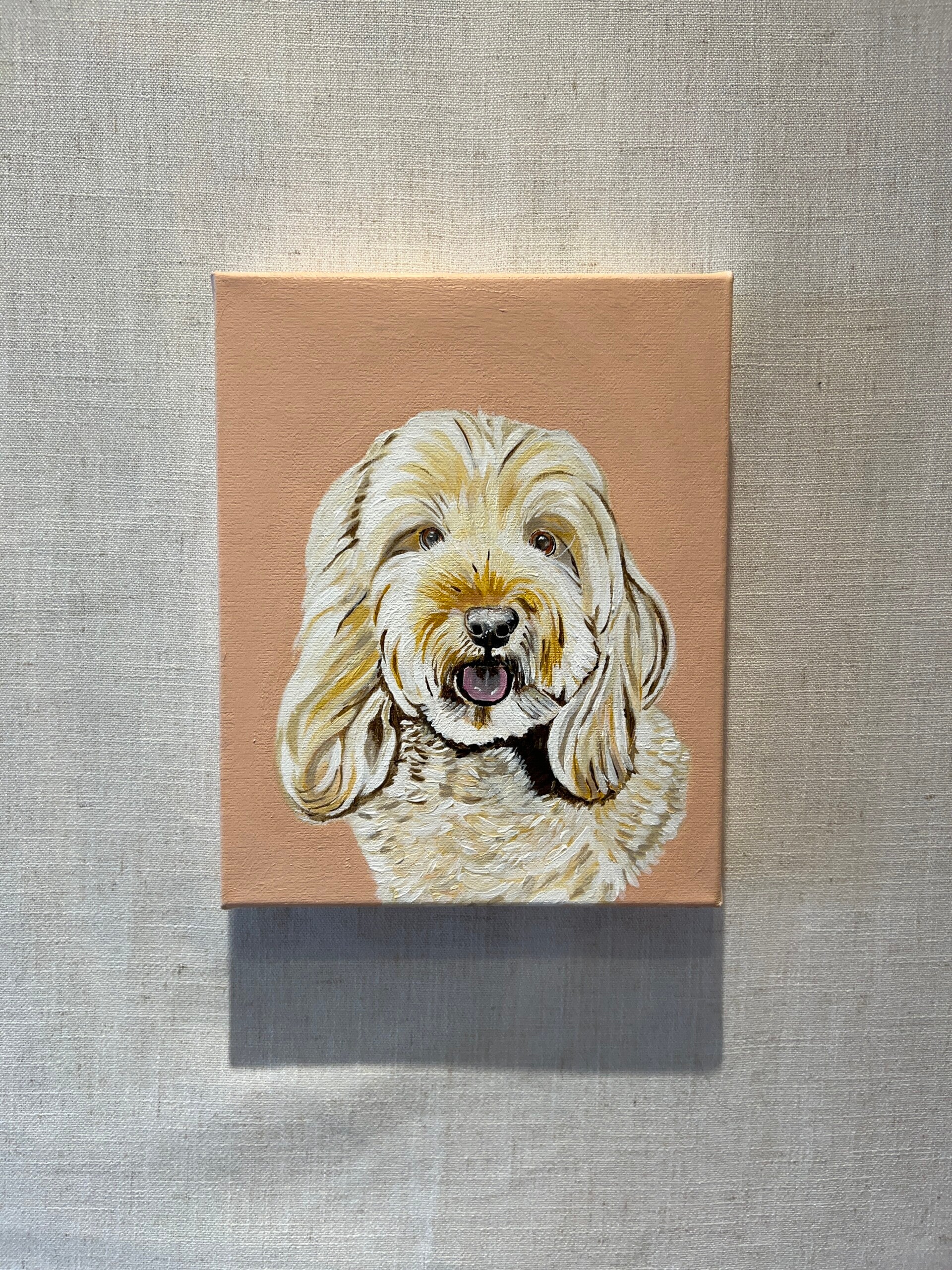 Pet Portrait in Acrylic painting