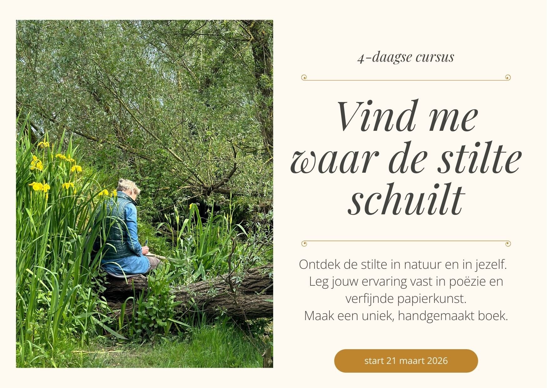 4-daagse Cursus Vind me waar de stilte schuilt