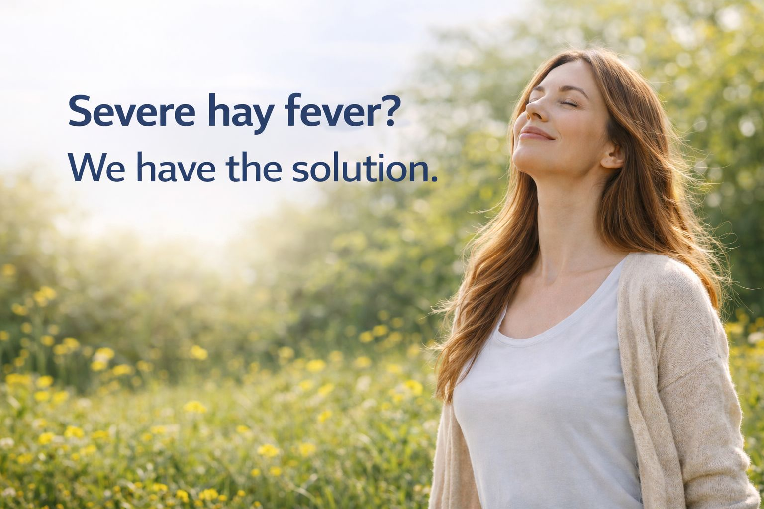 Injection for Severe Hayfever