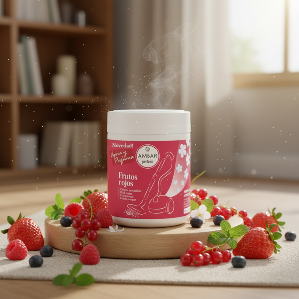 🌸 Poudre parfumée pour aspirateur – Fruits Rouges