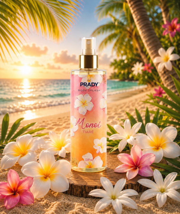 PRADY Body Splash – Monoï Tiaré (250 ml)