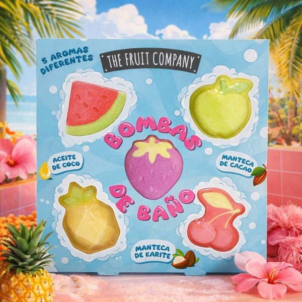 Bombes de Bain – The Fruit Company (Coffret 5 pièces)