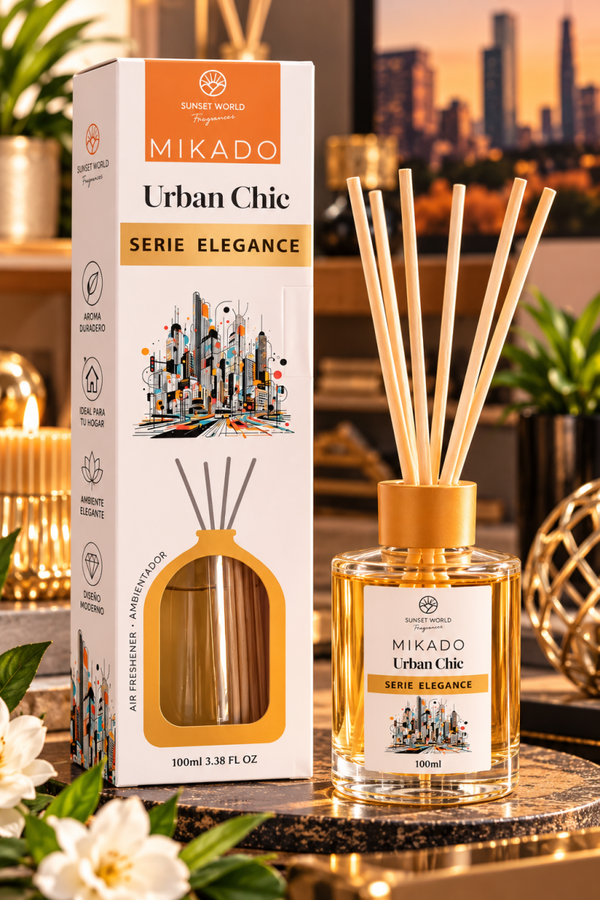 🏙️ Diffuseur de parfum d’intérieur MIKADO – Urban Chic 🏡