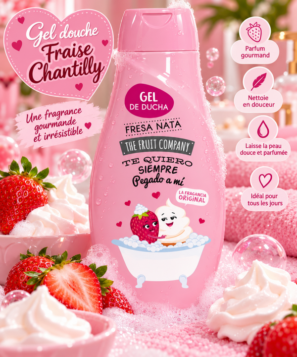 Gel douche fraises chantilly