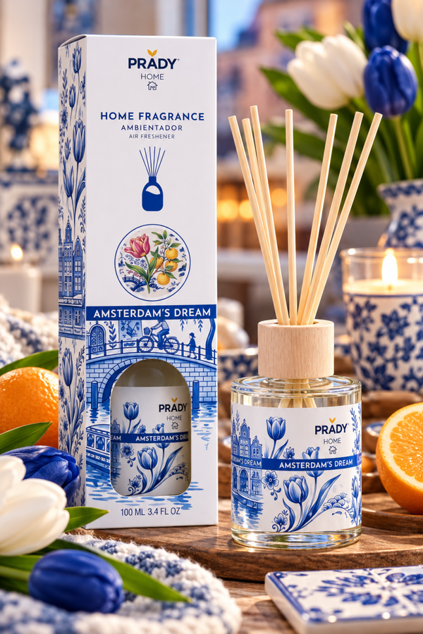 🏡 Diffuseur de parfum d’intérieur PRADY HOME – Amsterdam’s Dream ✨