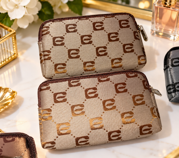 ❤️ Petits porte-monnaie beige champagne