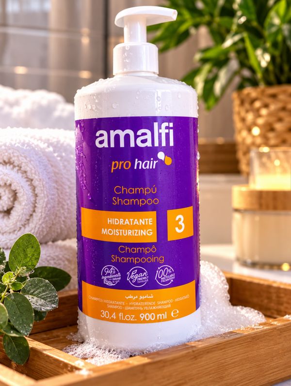 💜🧡 SHAMPOOING HYDRATANT AMALFI PRO HAIR – 900 ML 🧡💜