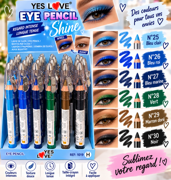 💙✨ CRAYONS YEUX YES LOVE – EYE PENCIL ✨💙