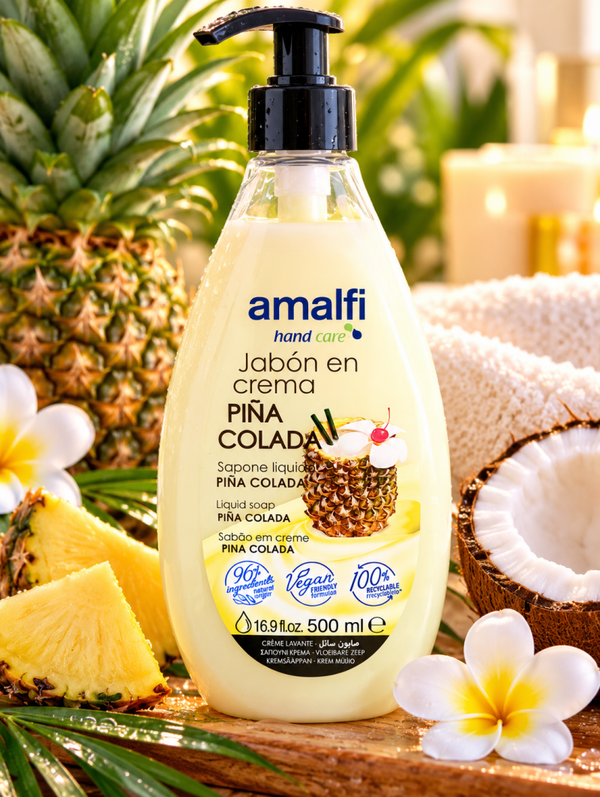 ✨ Savon liquide crémeux Amalfi – Piña Colada ✨