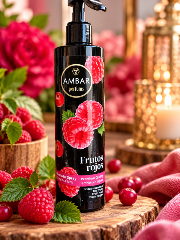 🍓❤️ SPRAY PARFUMÉ AMBAR – FRUTOS ROJOS ❤️🍓