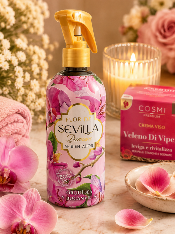 ✨ Désodorisant Flor de Sevilla Premium – Orchidée & Bougainvillier 🌸