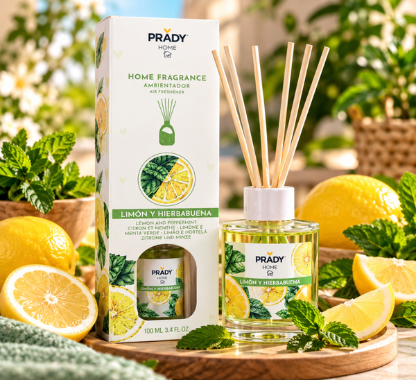 🍋🌿 DIFFUSEUR DE PARFUM PRADY HOME – CITRON & MENTHE 🌿🍋