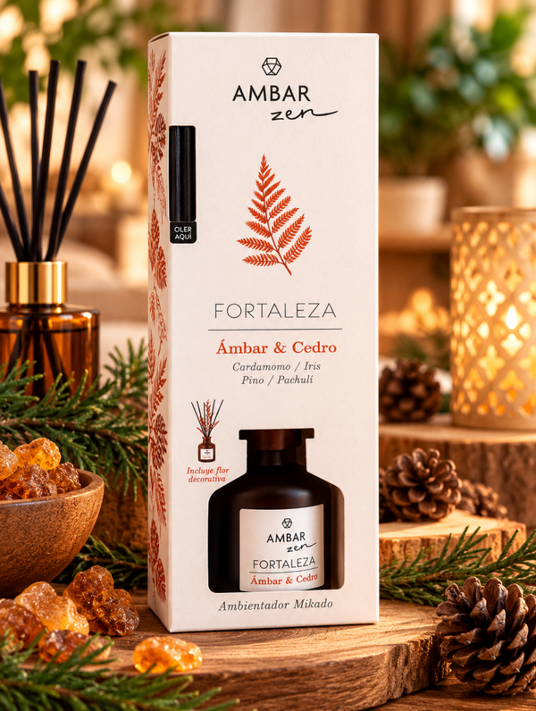 🤎🌿 AMBAR ZEN – FORTALEZA ÁMBAR & CEDRO 🌿🤎