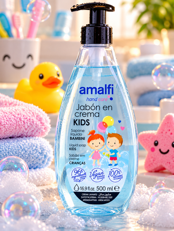 🫧 Savon liquide crémeux Amalfi KIDS – 500 ml 🫧