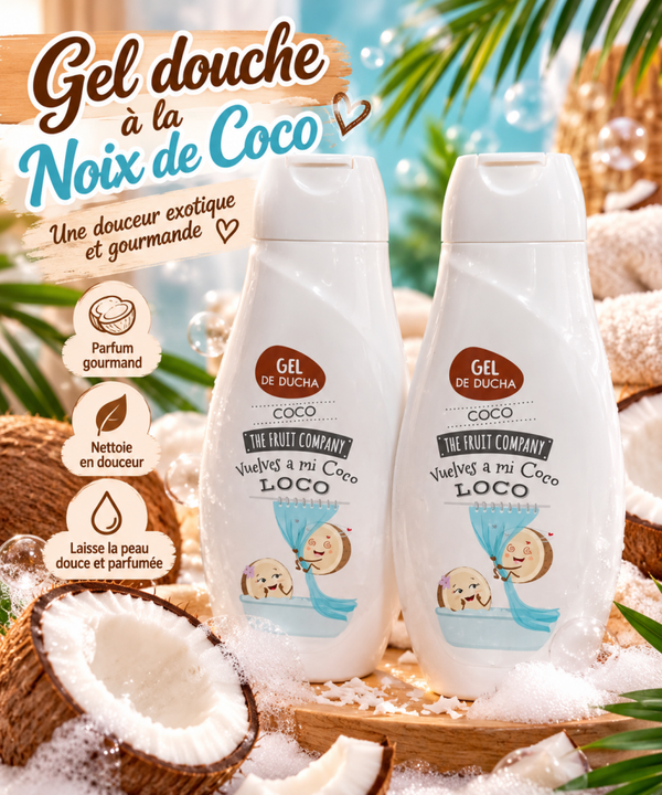 Gel douche noix de coco