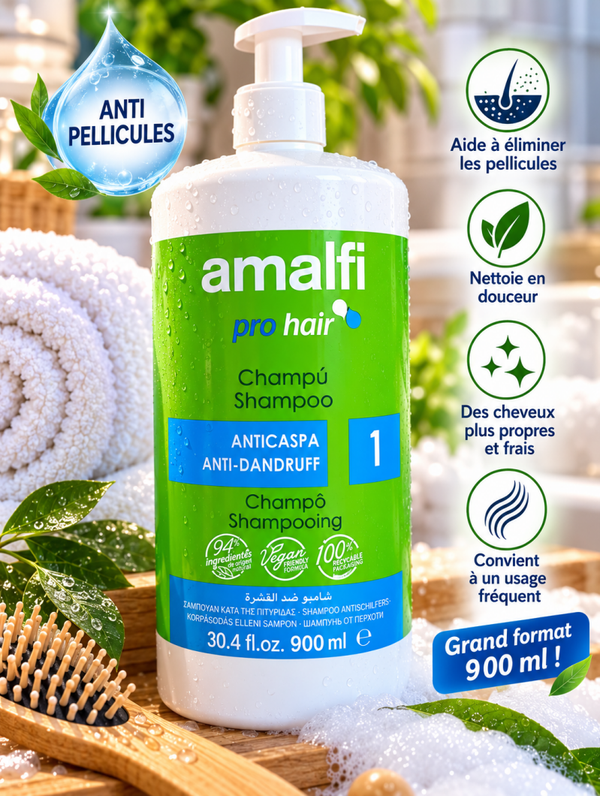 💚💙 SHAMPOING ANTI-PELLICULAIRE AMALFI PRO HAIR 💙💚