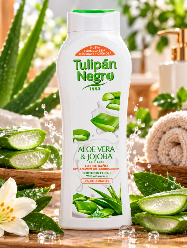 ✨ Gel douche Tulipán Negro – Aloe Vera & Jojoba ✨