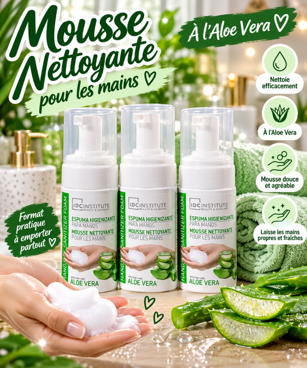 💚🫧 MOUSSE NETTOYANTE POUR LES MAINS – IDC INSTITUTE 🫧