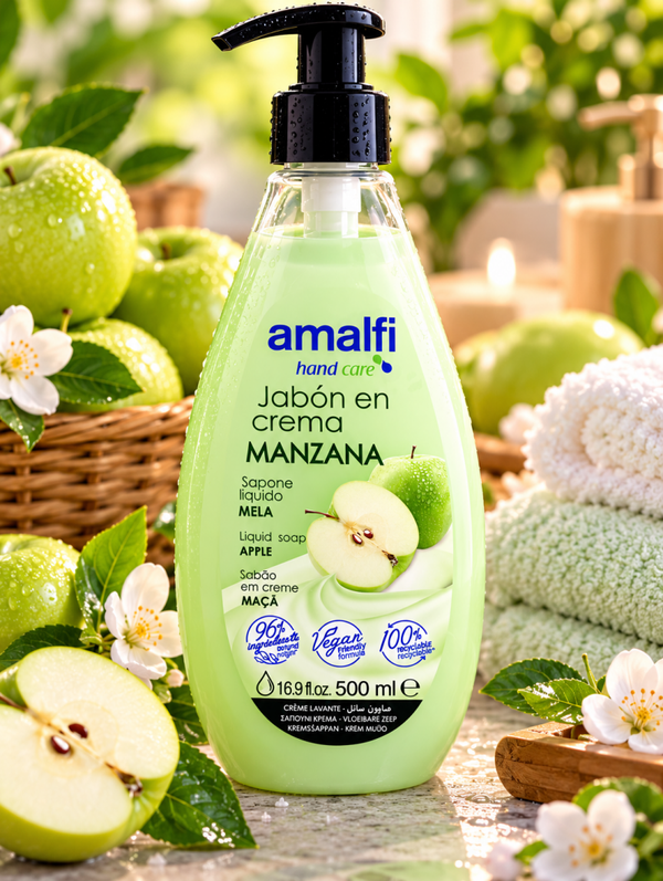 🫧 Savon liquide crémeux Amalfi – Pomme 🍏