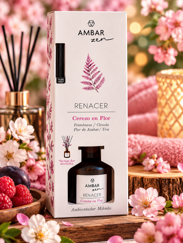 🌸💗 AMBAR ZEN – RENACER, fleur de cerisier 💗🌸