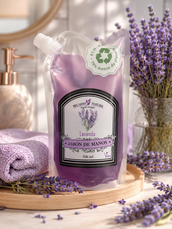 💜 Recharge Savon Mains Becasan Nature – Lavande 🌿🫧