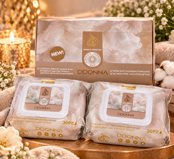 🤎✨ LINGETTES DÉMAQUILLANTES DDONNA – PARFUM GOURMAND CARAMEL ✨🤎