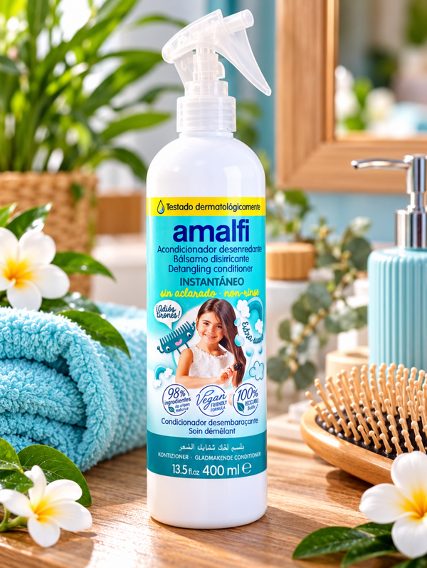 💙✨ SPRAY DÉMÊLANT SANS RINÇAGE AMALFI – 400 ML ✨💙