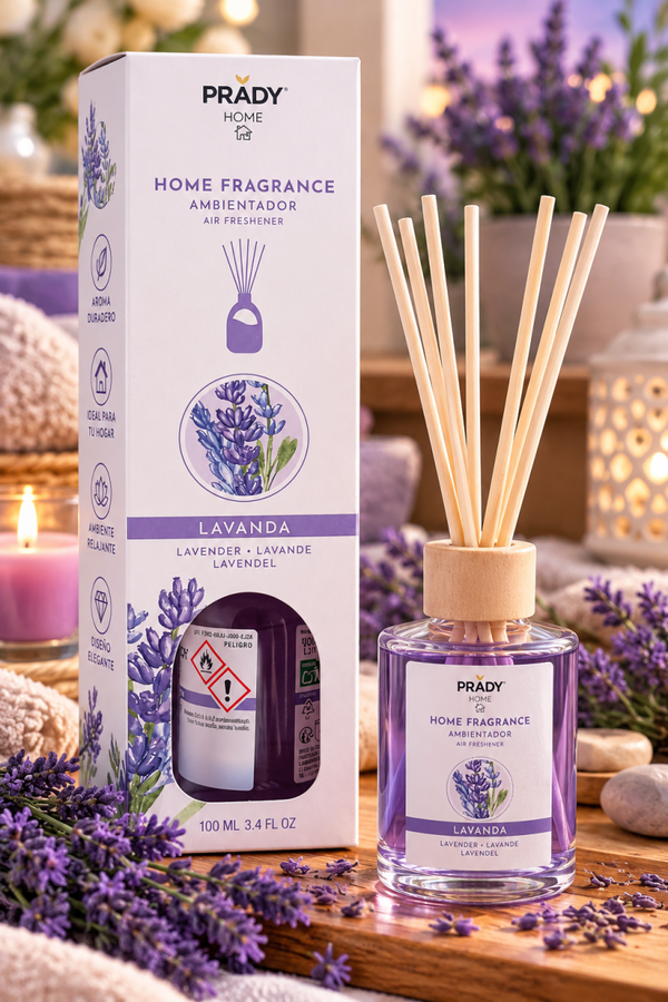 🏡 Diffuseur de parfum d’intérieur PRADY HOME – Lavande 💜