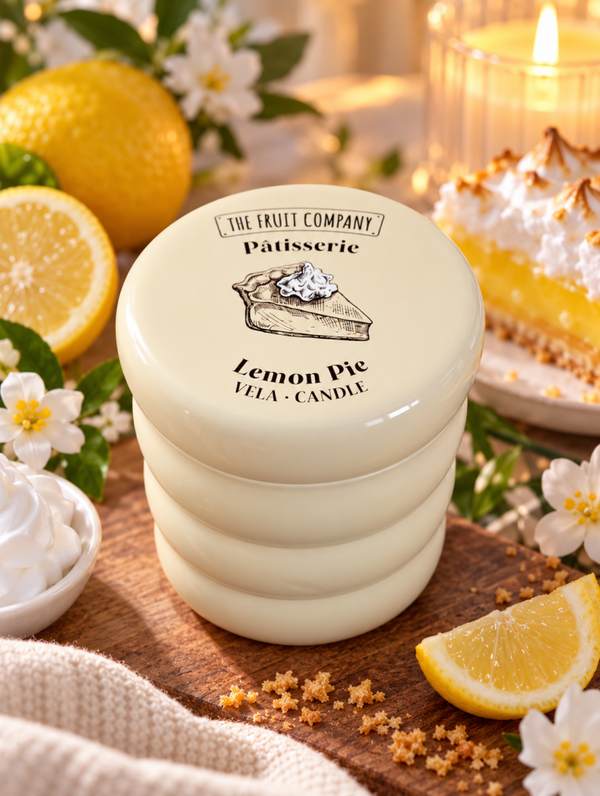 🍋🕯️ BOUGIE PARFUMÉE LEMON PIE – THE FRUIT COMPANY 🍋 150g