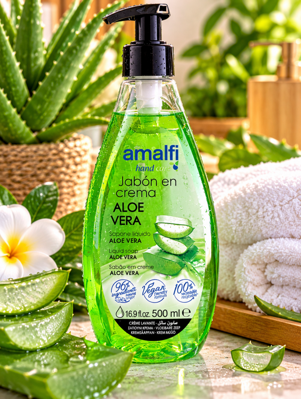 🌿 Savon liquide crémeux Amalfi – Aloe Vera 🌿