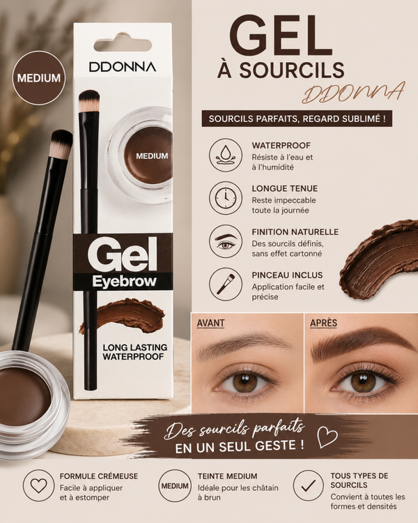 Gel à sourcils DDONNA – Medium