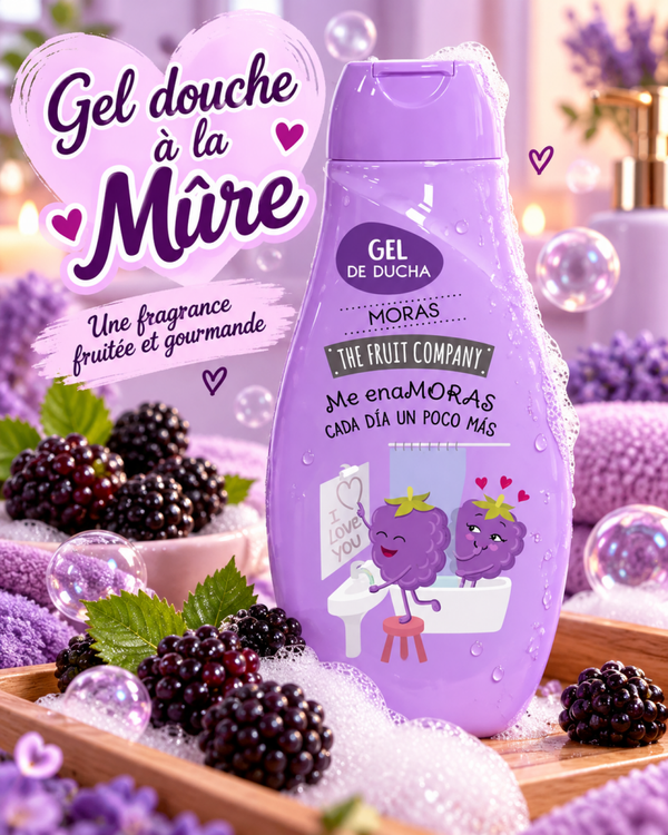 Gel douche a la mûre