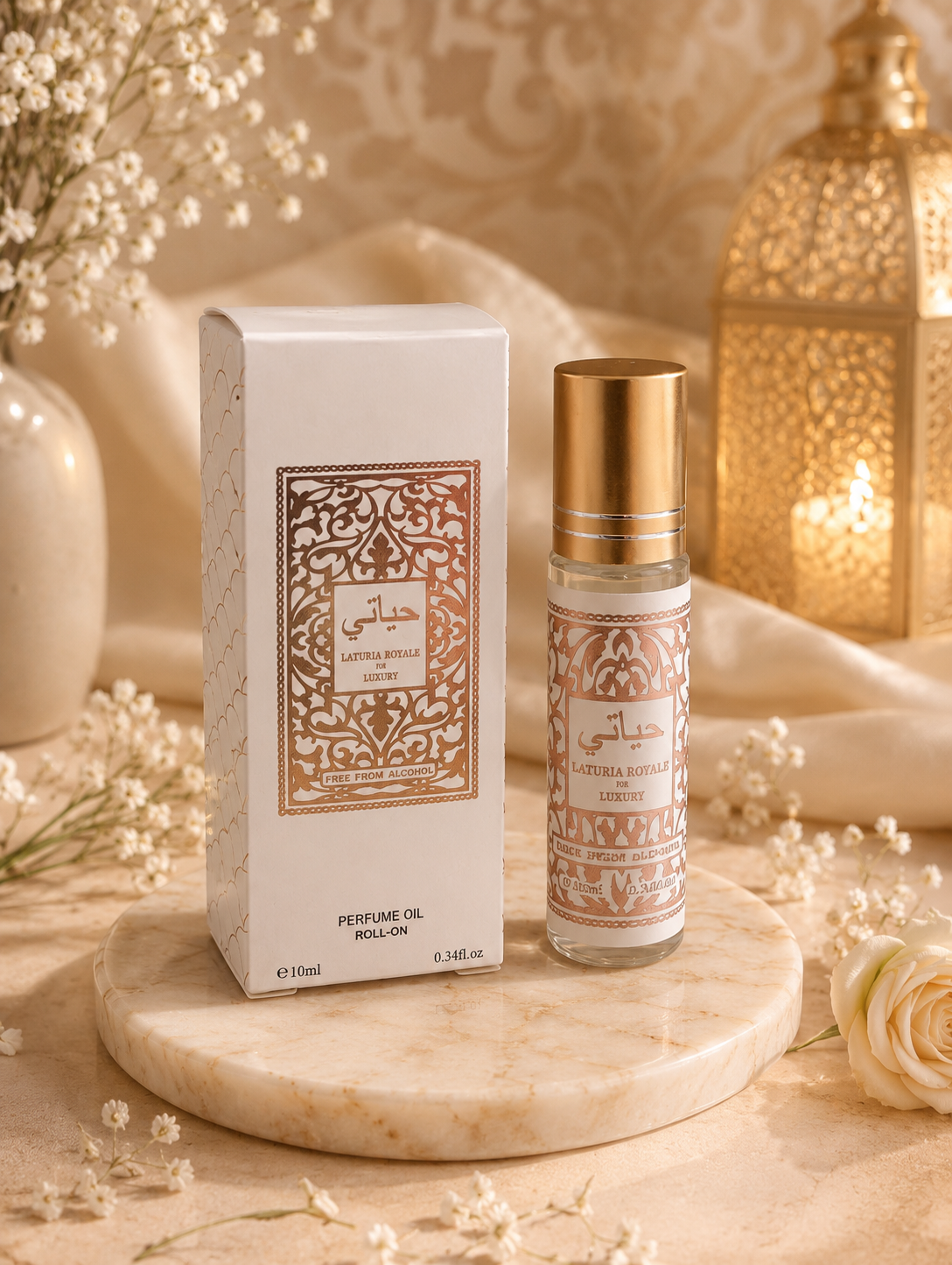 Huile de Parfum Roll-On Luxuria Royale – Hayati 10 ml