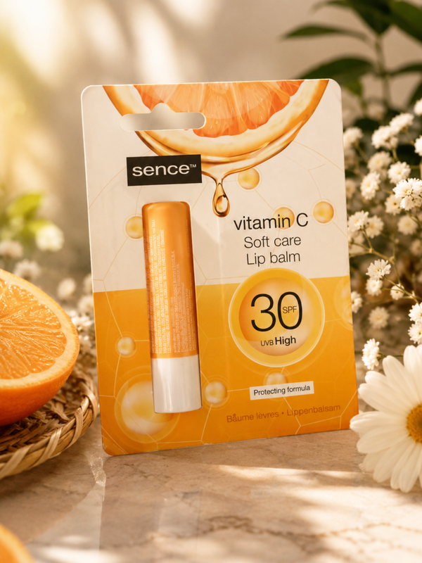 ☀️ Baume à Lèvres Sence – Vitamine C SPF 30 🍊💋