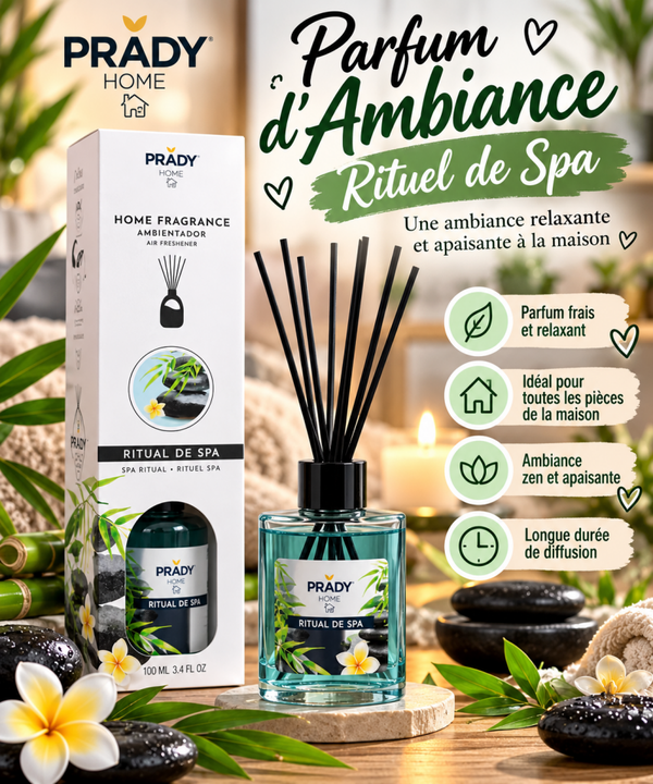 🌿🤍 PARFUM D’AMBIANCE PRADY HOME – RITUEL DE SPA 🤍🌿