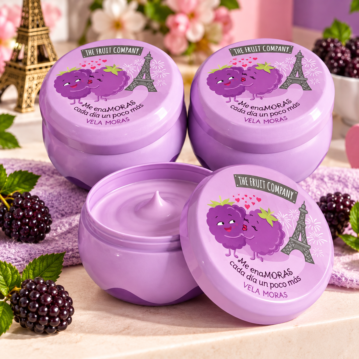 BOUGIE PARFUMÉE THE FRUIT COMPANY a la mûre 🕯️💜