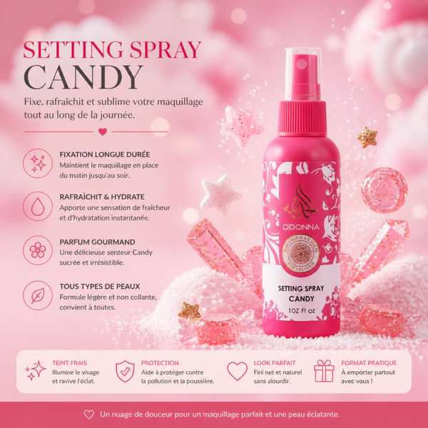 Spray fixation maquillage
