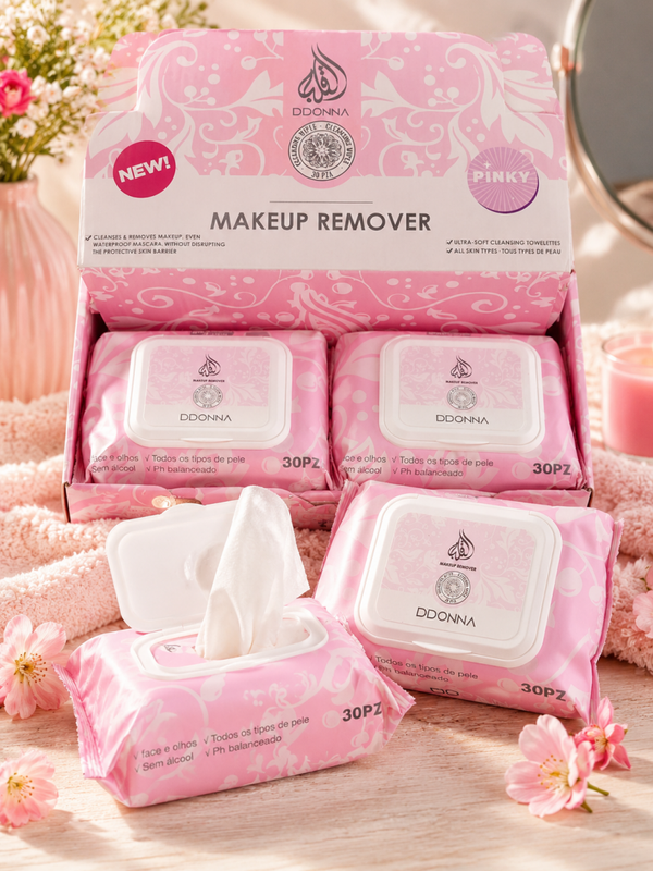 🩷 Lingettes Démaquillantes D'DONNA – Pinky 🩷