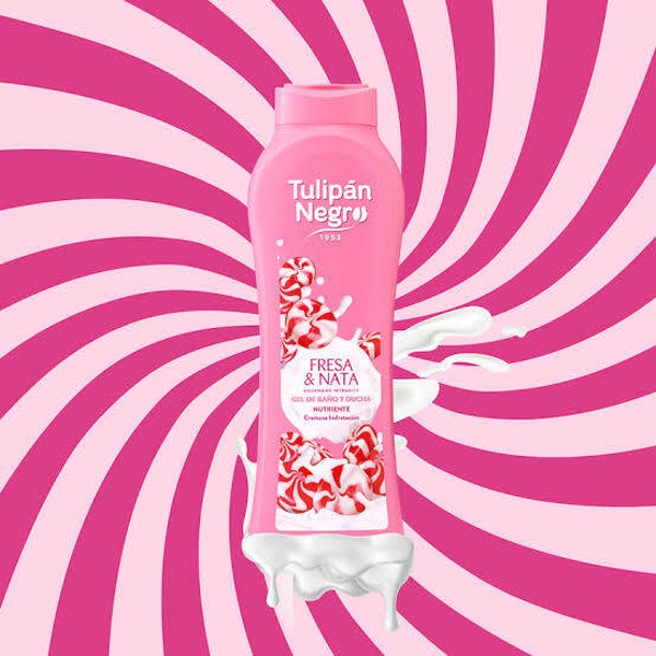 Gel douche fraise et crème chantilly 650 ml