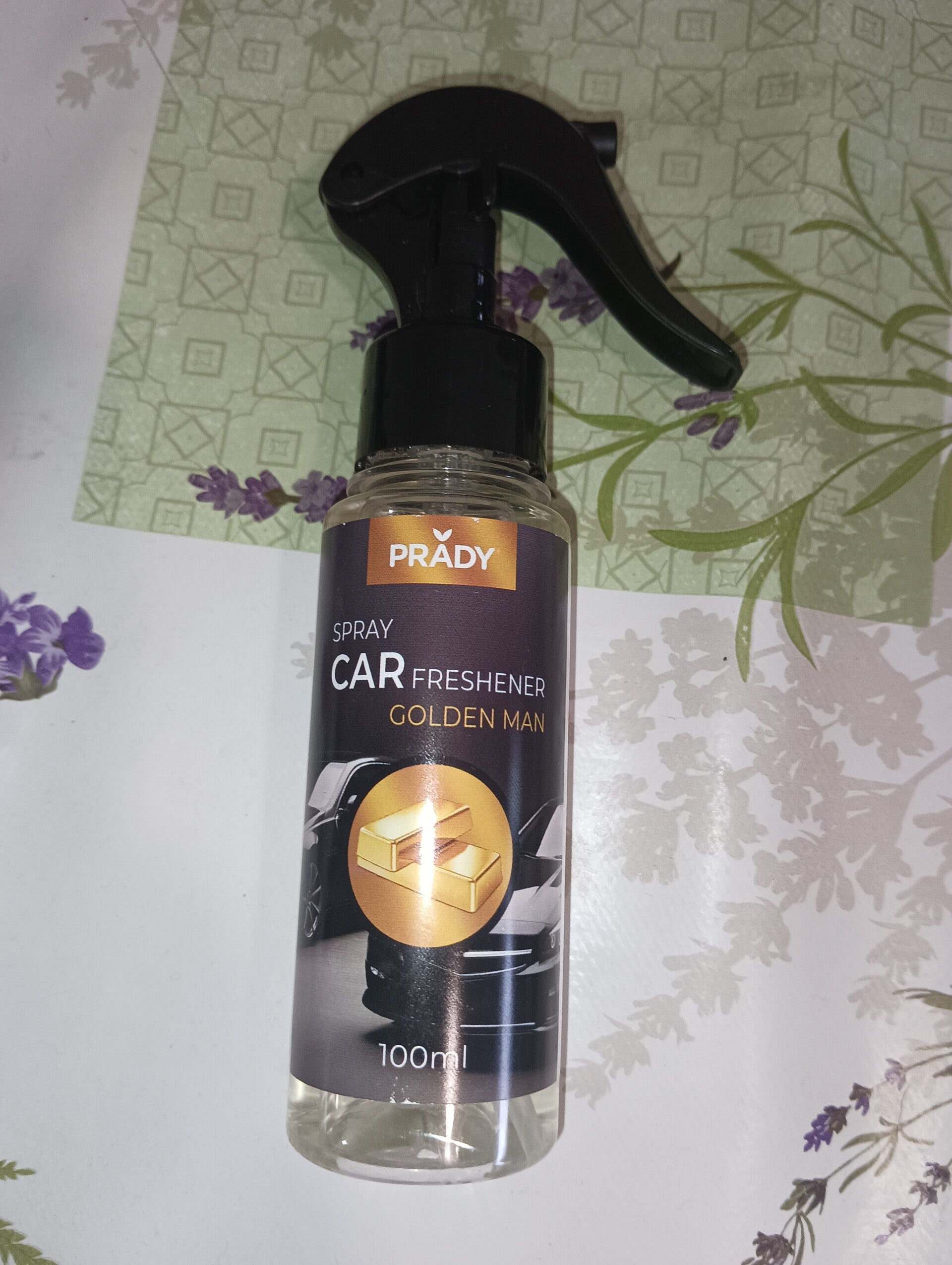 🚗 Désodorisant Voiture PRADY Golden Man – 100 ml ✨