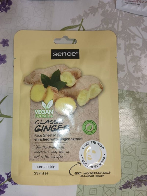 Masque Visage au Gingembre Sence