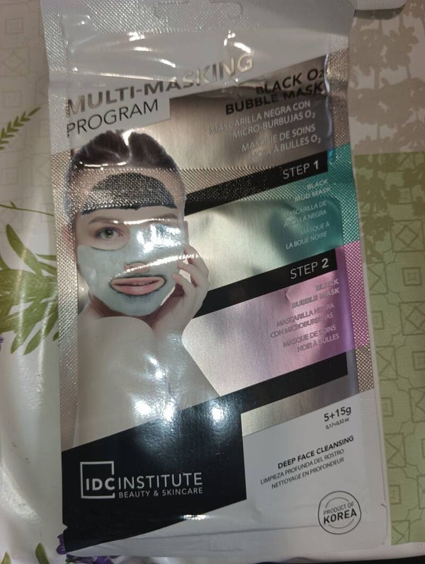 🖤 Multi-Masking Program Black O2 Bubble Mask