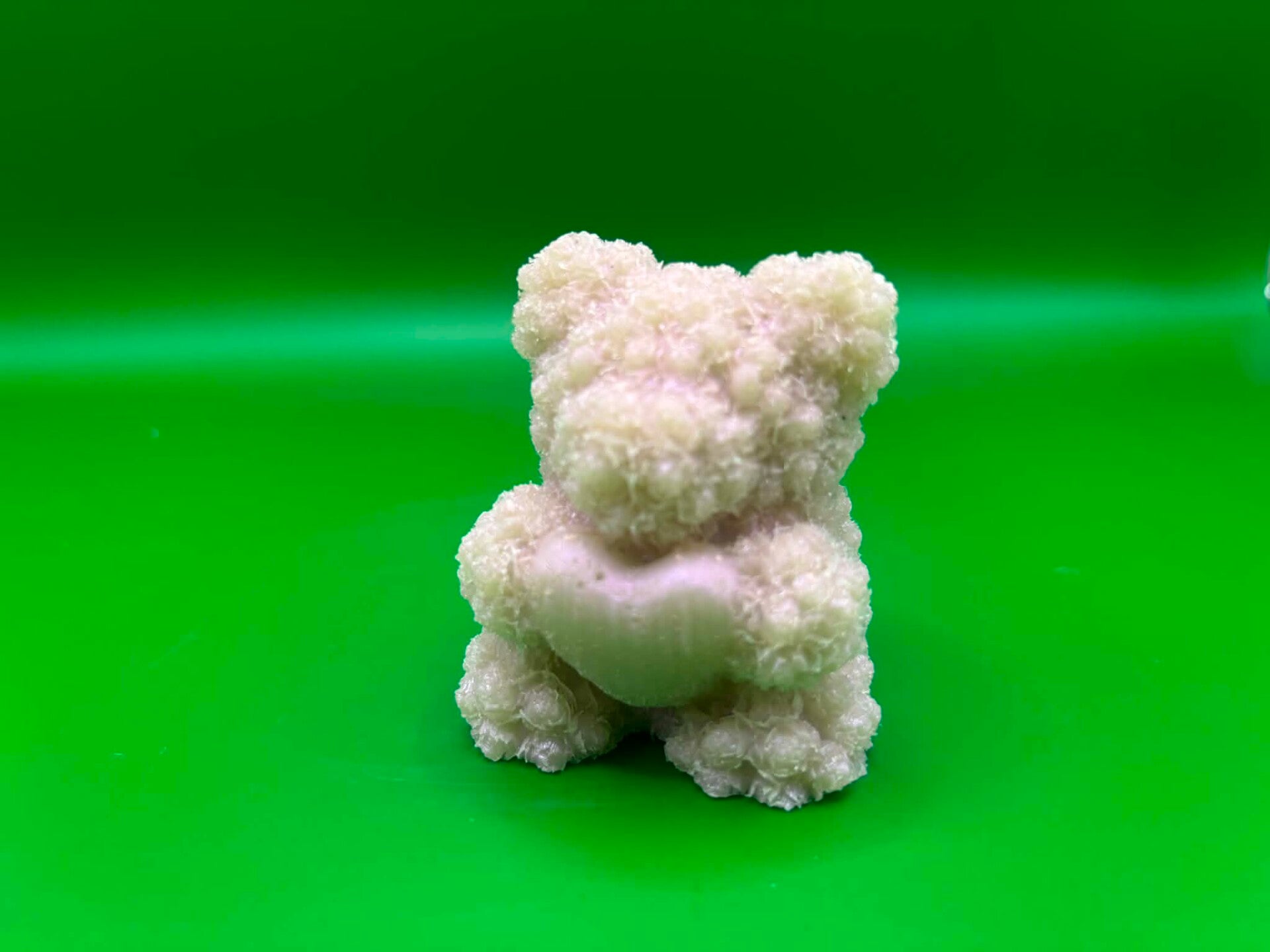 Ours coeur en résine